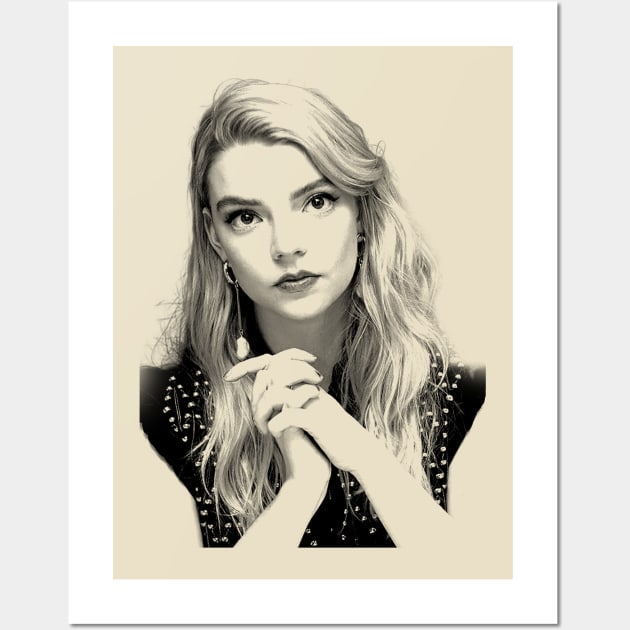 Anya taylor joy vintage Wall Art by partikelir.clr